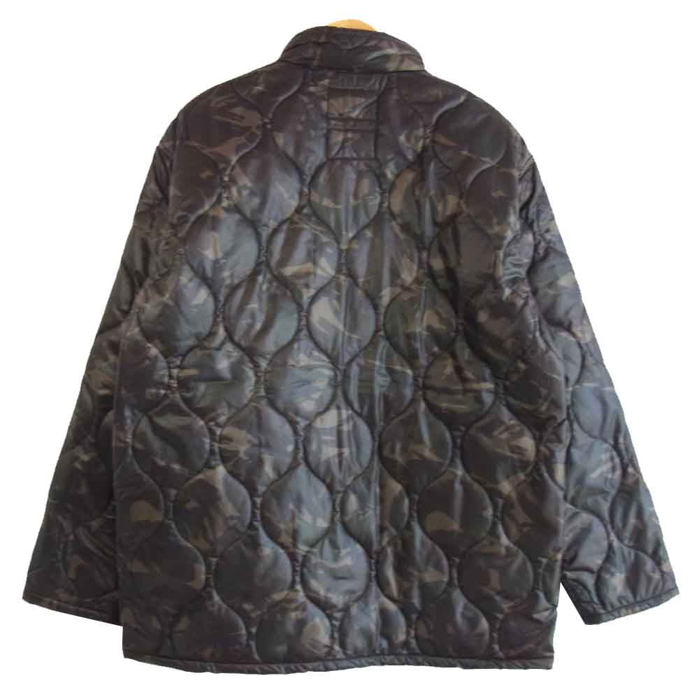 アンドファミリーズ Quilting Reversible Over Jacket キルティング リバーシブル オーバー ジャケット カーキ×黒 M【新古品】【未使用】【中古】