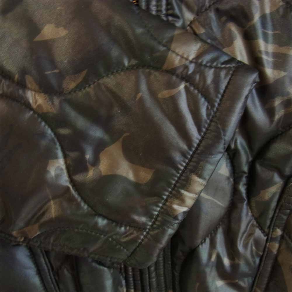 アンドファミリーズ Quilting Reversible Over Jacket キルティング リバーシブル オーバー ジャケット カーキ×黒 M【新古品】【未使用】【中古】