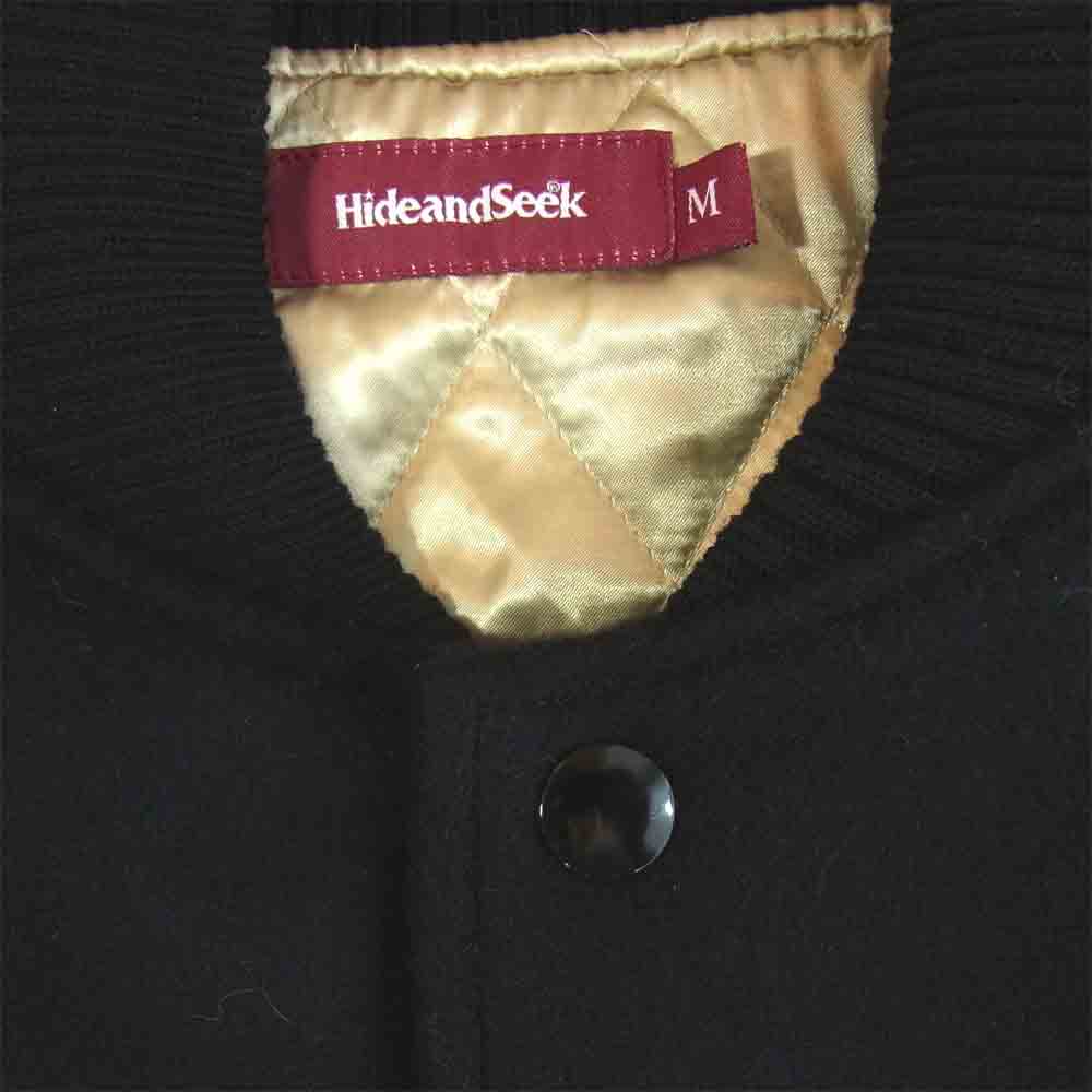 TENDERLOIN テンダーロイン THJ-110220 × Hide and seek ハイドアンドシーク VARSITY JKT ブラック系 M【中古】