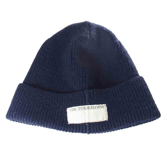 TENDERLOIN テンダーロイン T-BEANIE ビーニー ロゴ ネイビー系【中古】