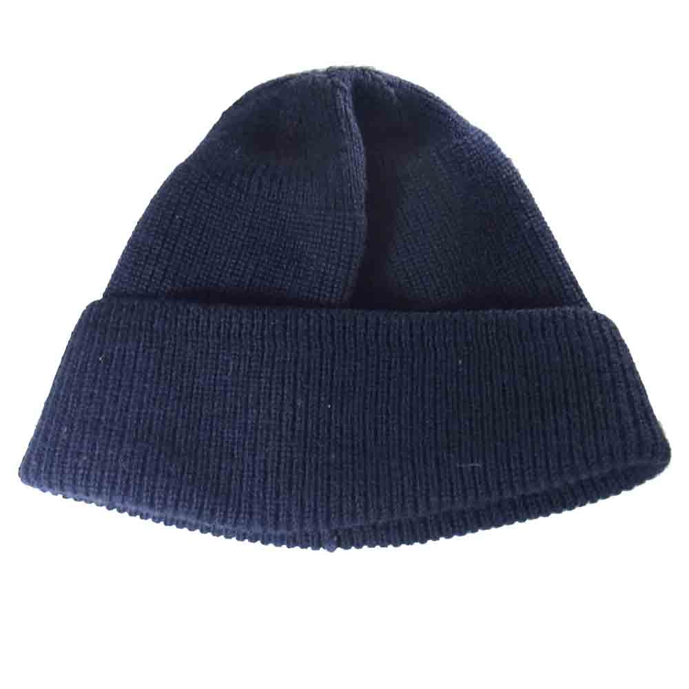 TENDERLOIN テンダーロイン T-BEANIE ビーニー ロゴ ネイビー系【中古】