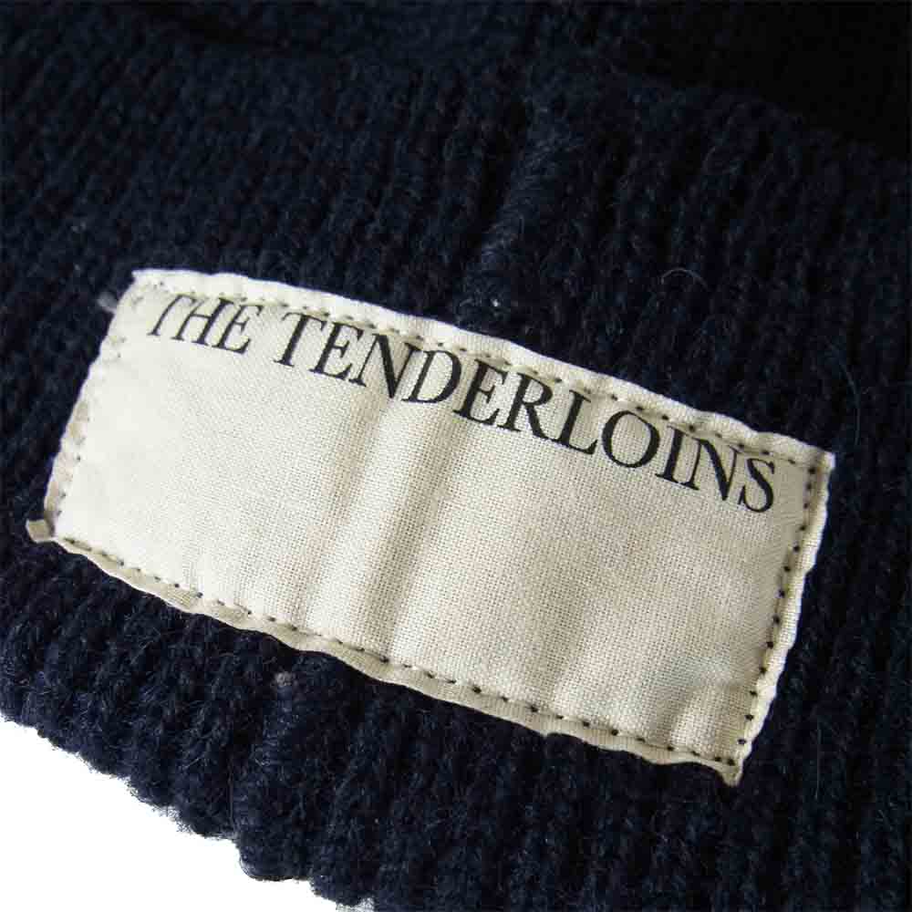 TENDERLOIN テンダーロイン T-BEANIE ビーニー ロゴ ネイビー系【中古】