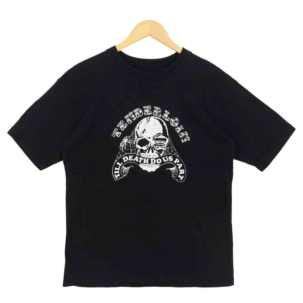 TENDERLOIN テンダーロイン T-TEE 5 TILL DEATH DO US PART Tシャツ ブラック系 M【中古】
