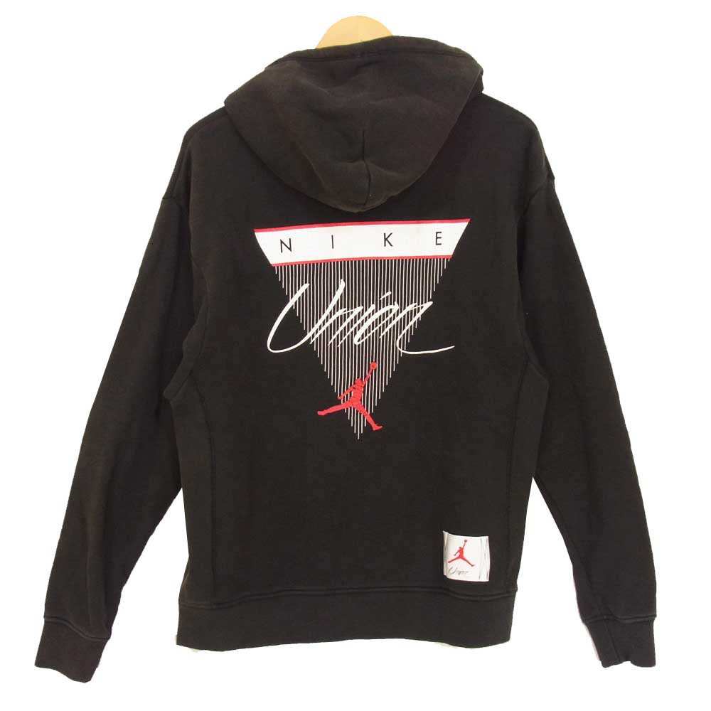 NIKE ナイキ 18AW AV4991-010 ユニオン UNION LOS ANGELES FLIGHT COLLECTION AS NRG VAULT FLIGHT PO HOOD プリント パーカー ブラック系 L【中古】