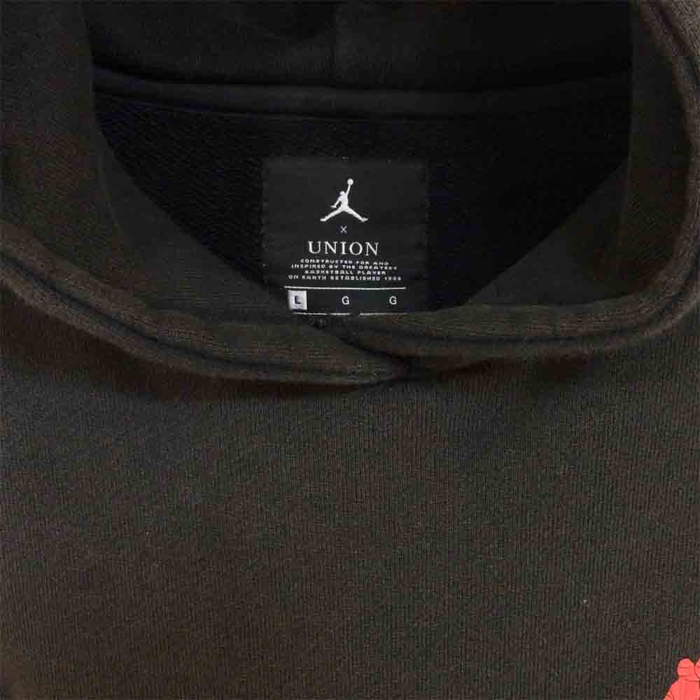 NIKE ナイキ 18AW AV4991-010 ユニオン UNION LOS ANGELES FLIGHT COLLECTION AS NRG VAULT FLIGHT PO HOOD プリント パーカー ブラック系 L【中古】