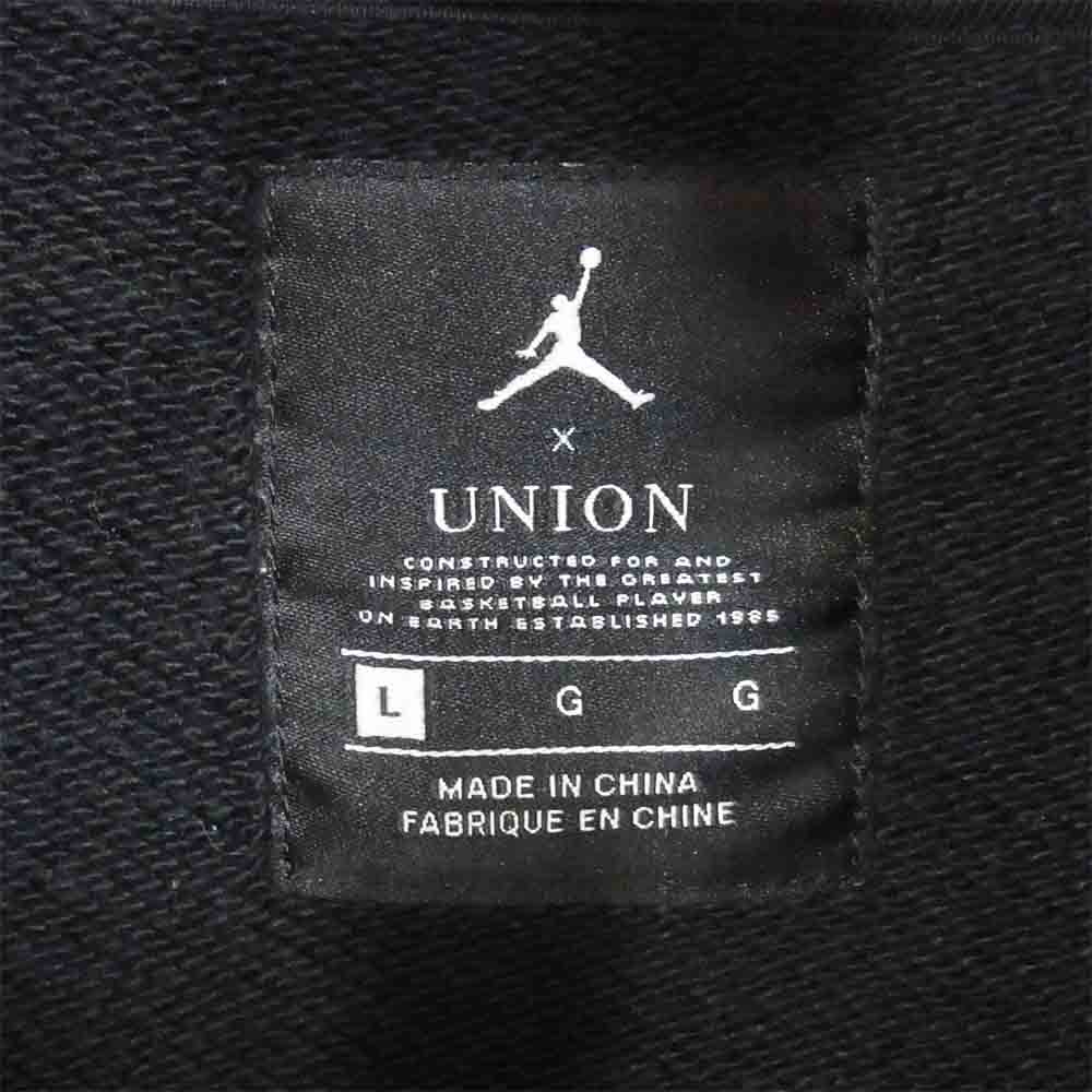 NIKE ナイキ 18AW AV4991-010 ユニオン UNION LOS ANGELES FLIGHT COLLECTION AS NRG VAULT FLIGHT PO HOOD プリント パーカー ブラック系 L【中古】