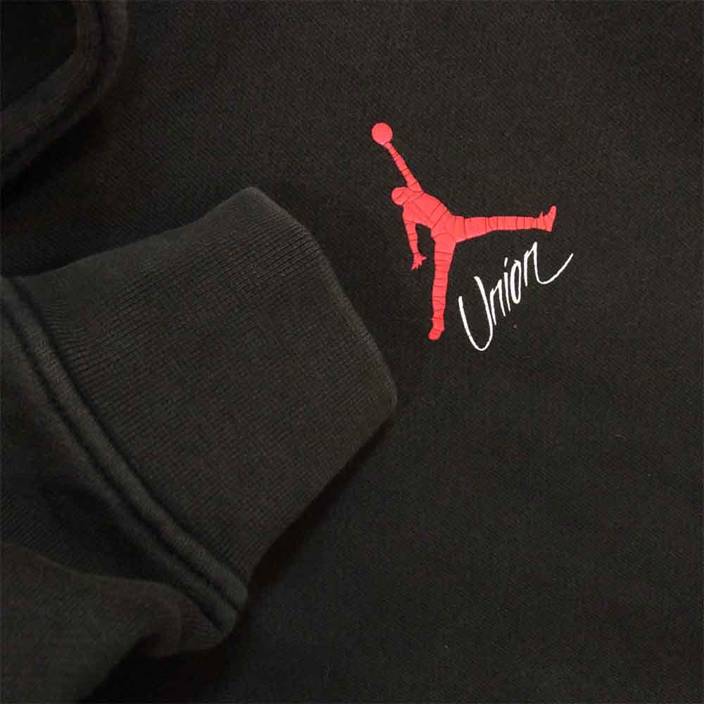 NIKE ナイキ 18AW AV4991-010 ユニオン UNION LOS ANGELES FLIGHT COLLECTION AS NRG VAULT FLIGHT PO HOOD プリント パーカー ブラック系 L【中古】