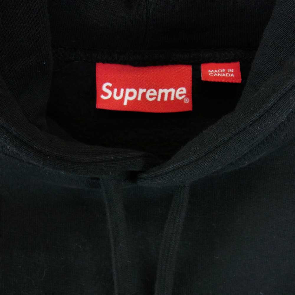 Supreme シュプリーム 19AW Stop Crying Hooded Sweatshirt マルチロゴ スウェット パーカー ブラック系 L【中古】