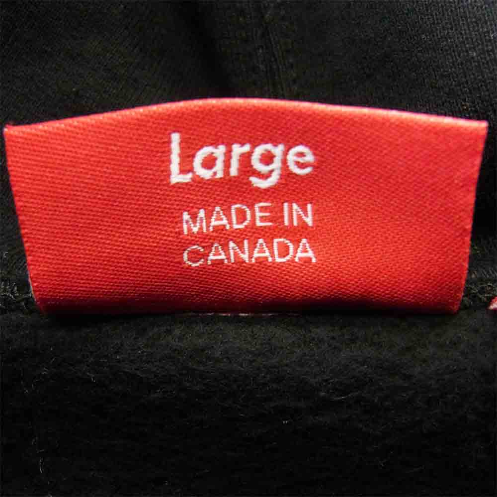 Supreme シュプリーム 19AW Stop Crying Hooded Sweatshirt マルチロゴ スウェット パーカー ブラック系 L【中古】