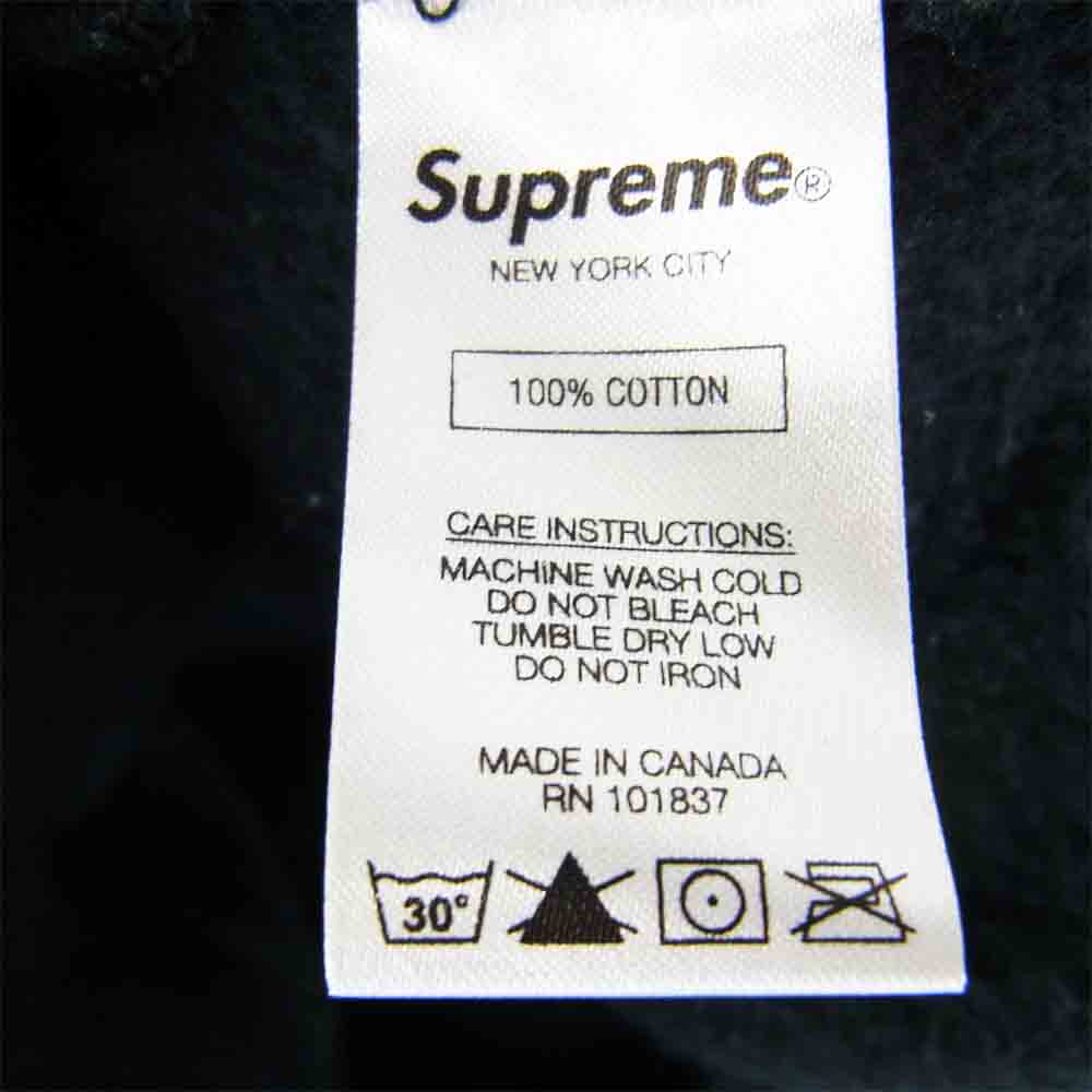 Supreme シュプリーム 19AW Stop Crying Hooded Sweatshirt マルチロゴ スウェット パーカー ブラック系 L【中古】