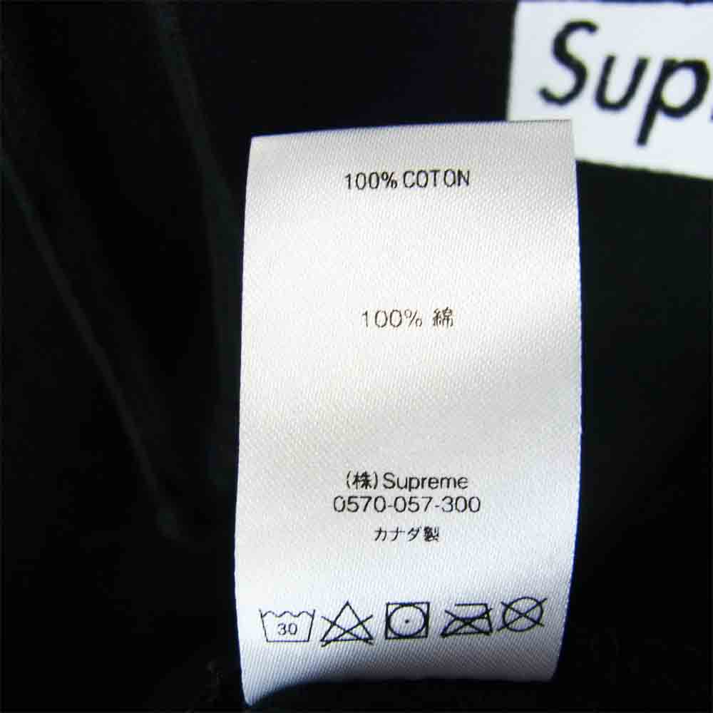 Supreme シュプリーム 19AW Stop Crying Hooded Sweatshirt マルチロゴ スウェット パーカー ブラック系 L【中古】