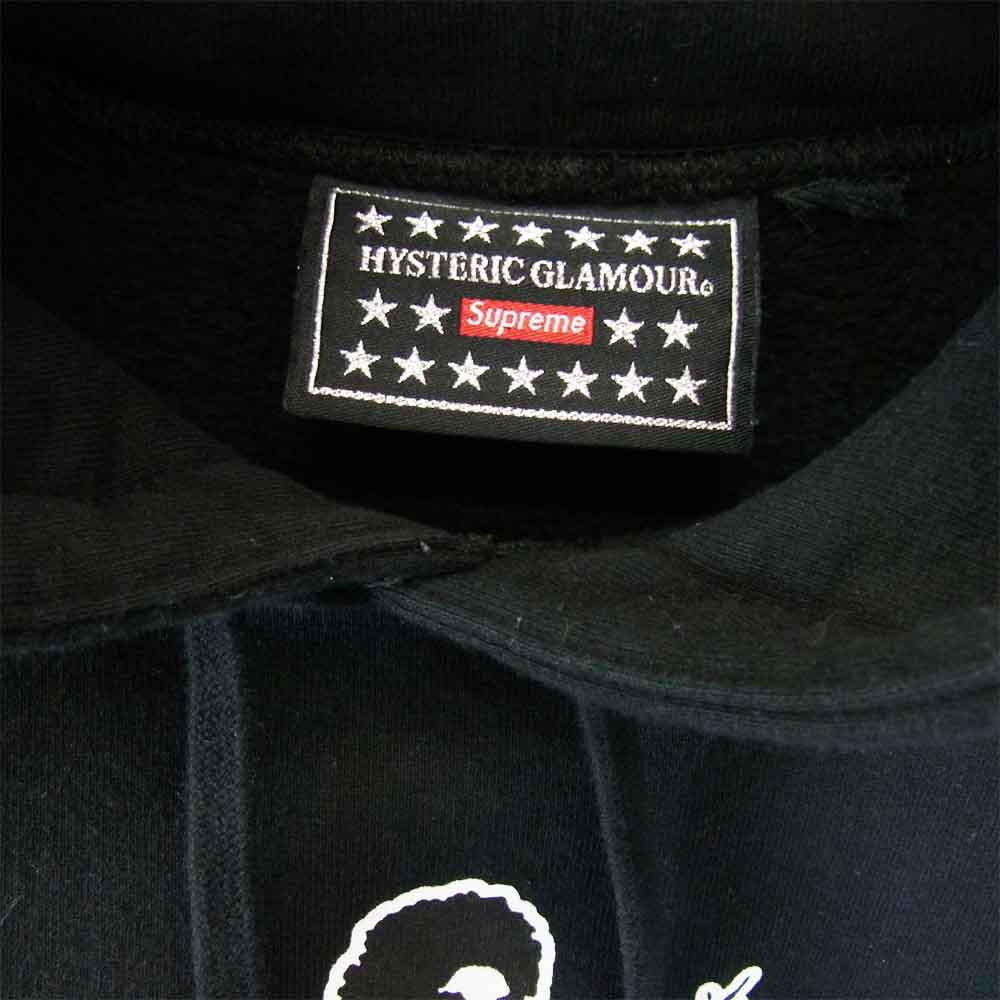 Supreme シュプリーム 17AW ヒステリックグラマー HYSTERIC GLAMOUR Dynamite Hoodie  ブラック系 M【中古】