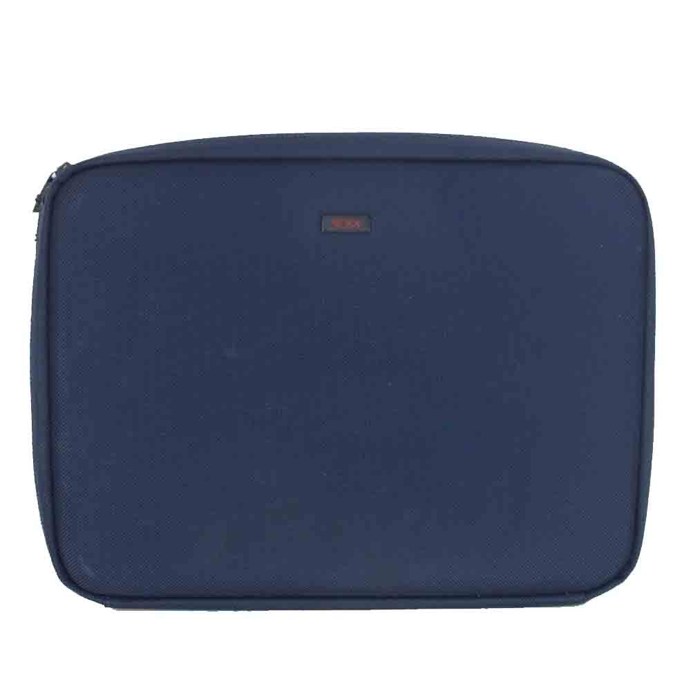 TUMI トゥミ 26112NVS Executive Organizer エクゼクティヴ オーガナイザー クラッチバッグ ネイビー系【中古】