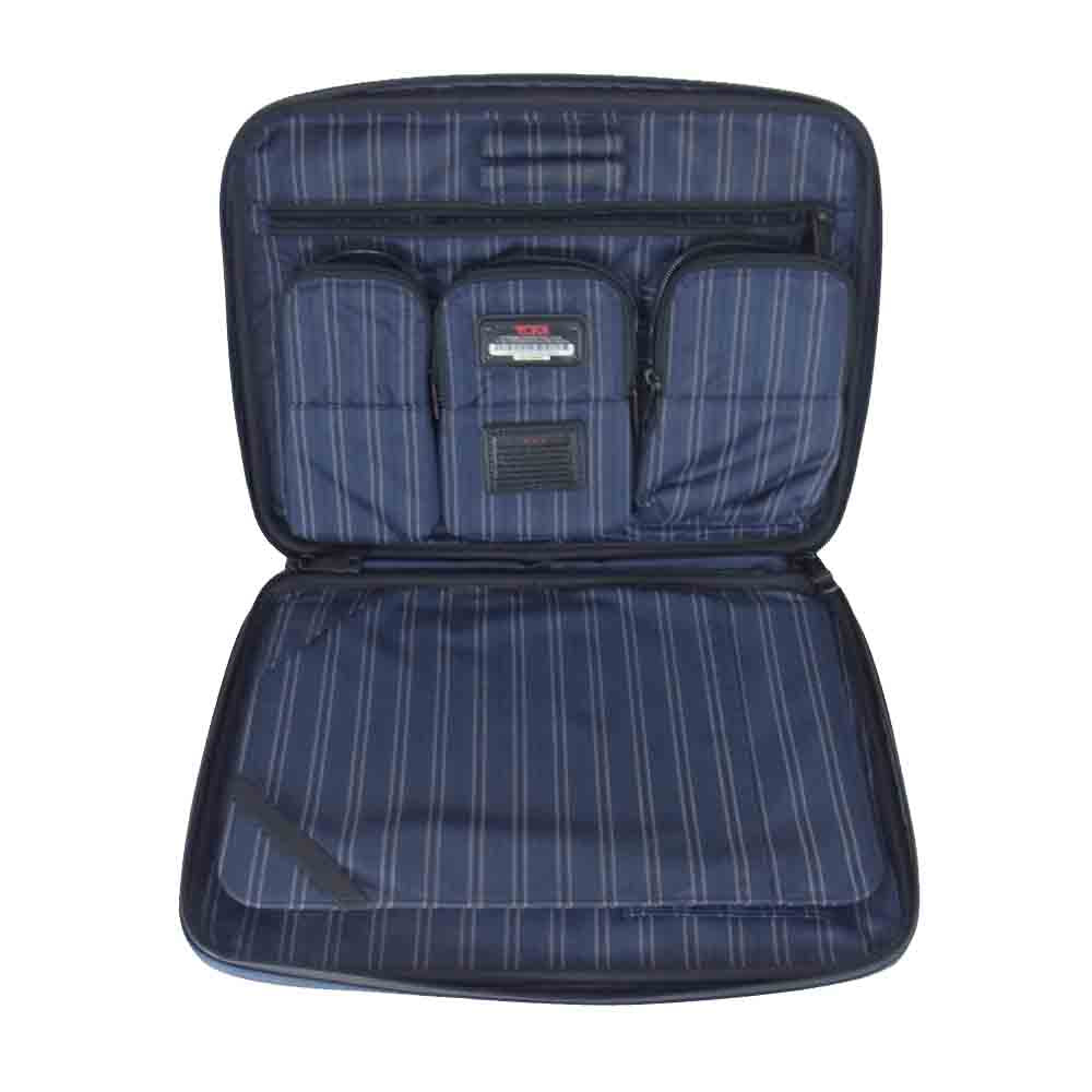 TUMI トゥミ 26112NVS Executive Organizer エクゼクティヴ オーガナイザー クラッチバッグ ネイビー系【中古】