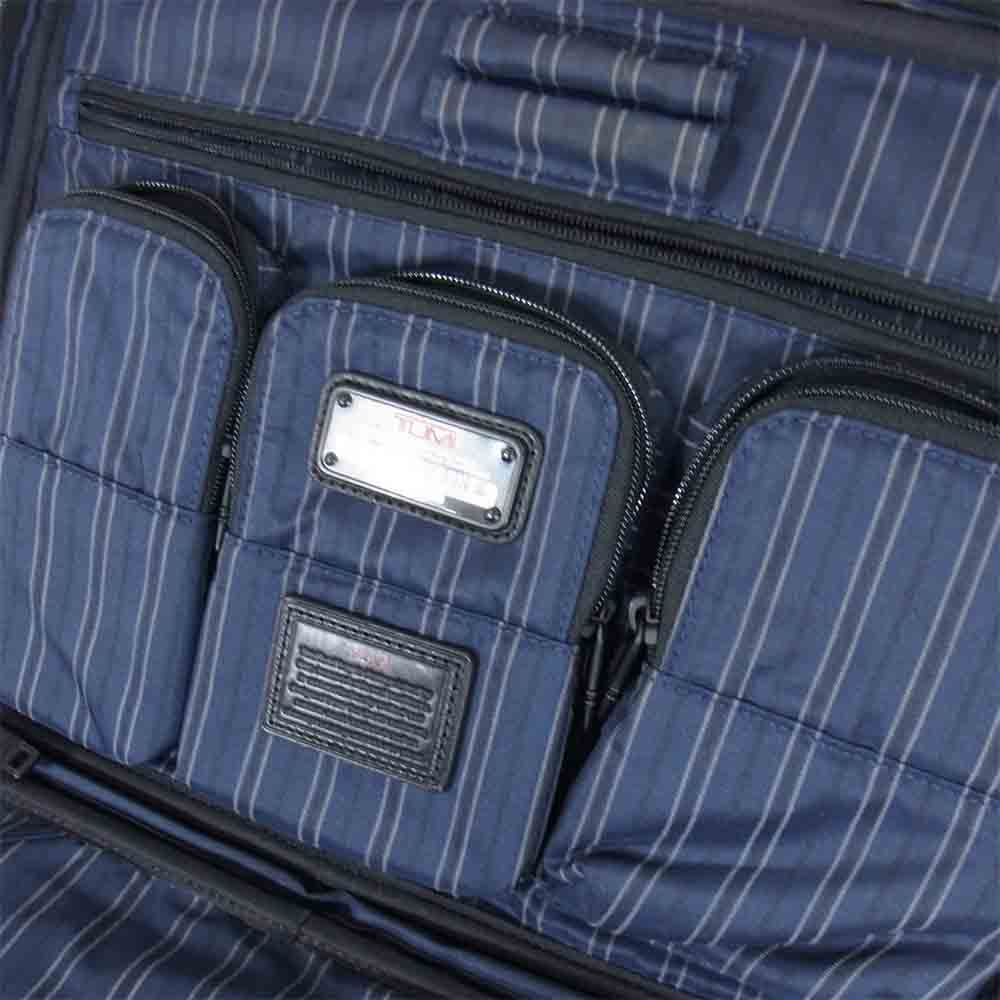 TUMI トゥミ 26112NVS Executive Organizer エクゼクティヴ オーガナイザー クラッチバッグ ネイビー系【中古】