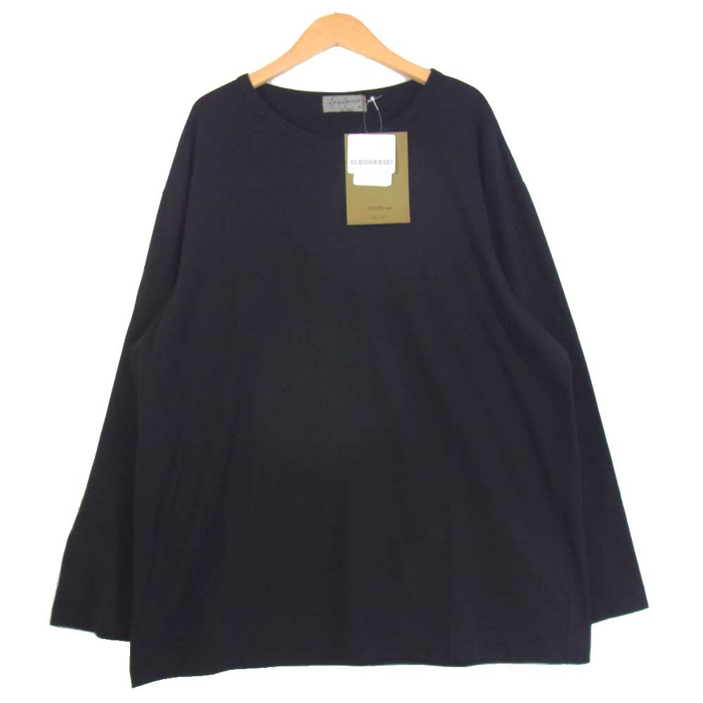 Yohji Yamamoto ヨウジヤマモト HR-T24-075-1 POUR HOMME プールオム ULTIMA PRESIDENT DISCHARGED DYE PRINT LONG SLEEVE Tシャツ ブラック系 3【新古品】【未使用】【中古】