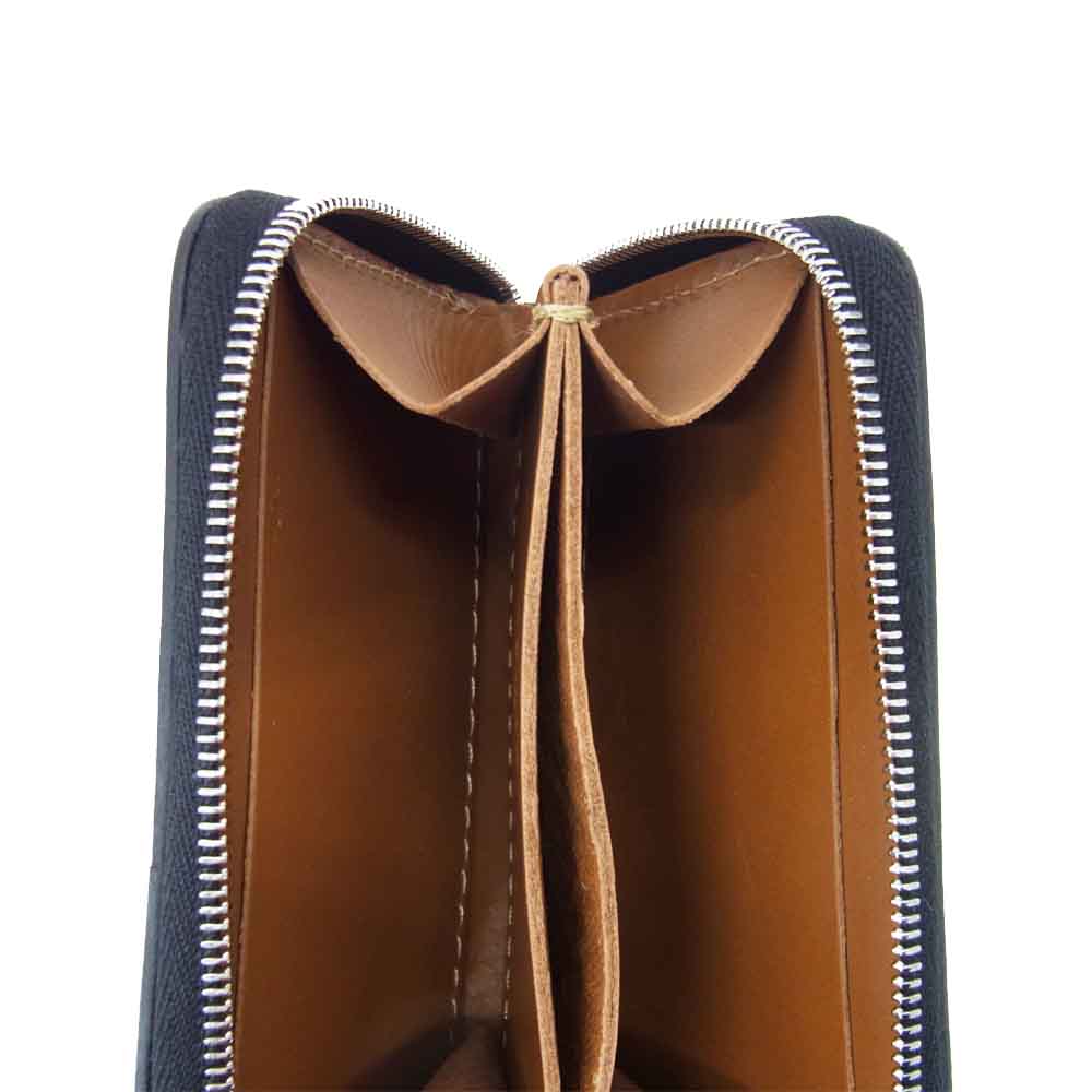 ISAMUKATAYAMA BACKLASH イサムカタヤマバックラッシュ 807-01 イサムカタヤマ ISAMUKATAYAMA イタリアンダブルショルダー ラウンド ジップ ミニ ウォレット ブラック系 FREE【新古品】【未使用】【中古】