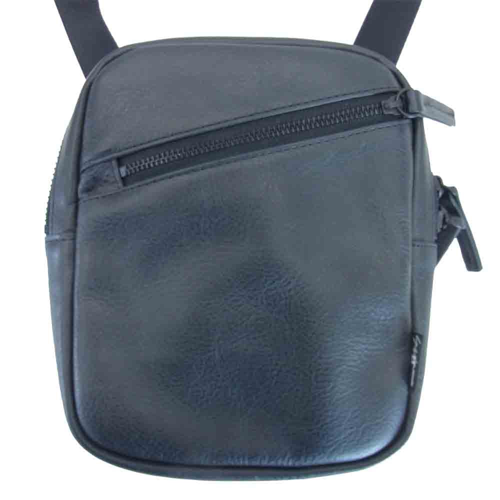 Yohji Yamamoto ヨウジヤマモト NH-151-767-1A2 B キップヌメオイル ショルダー ポーチ バッグ ブラック系【新古品】【未使用】【中古】