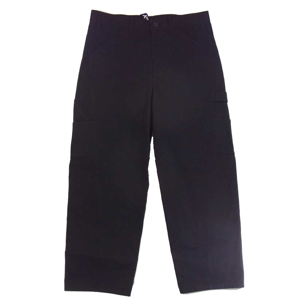 Yohji Yamamoto ヨウジヤマモト GR-P05-006-2 GroundY グランドワイ Cotton Canvas Slim Painter Pants パンツ ブラック系 3【新古品】【未使用】【中古】