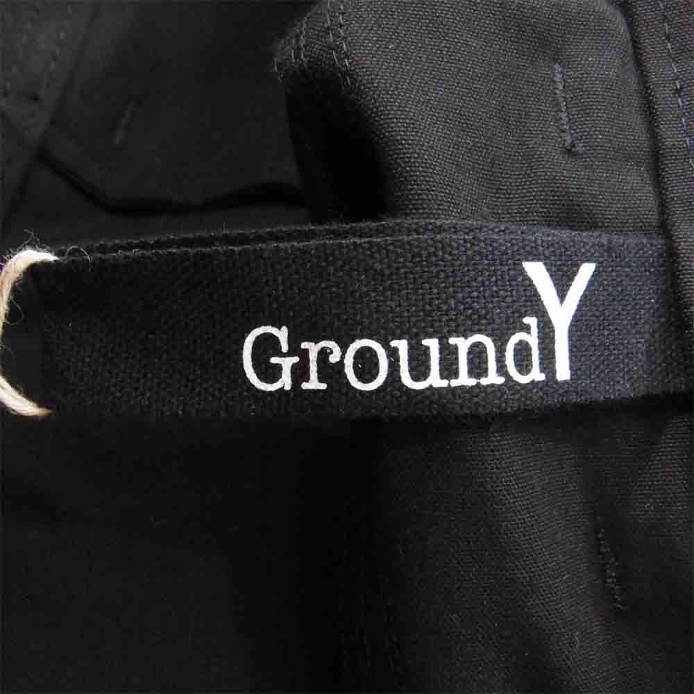 Yohji Yamamoto ヨウジヤマモト GR-P05-006-2 GroundY グランドワイ Cotton Canvas Slim Painter Pants パンツ ブラック系 3【新古品】【未使用】【中古】