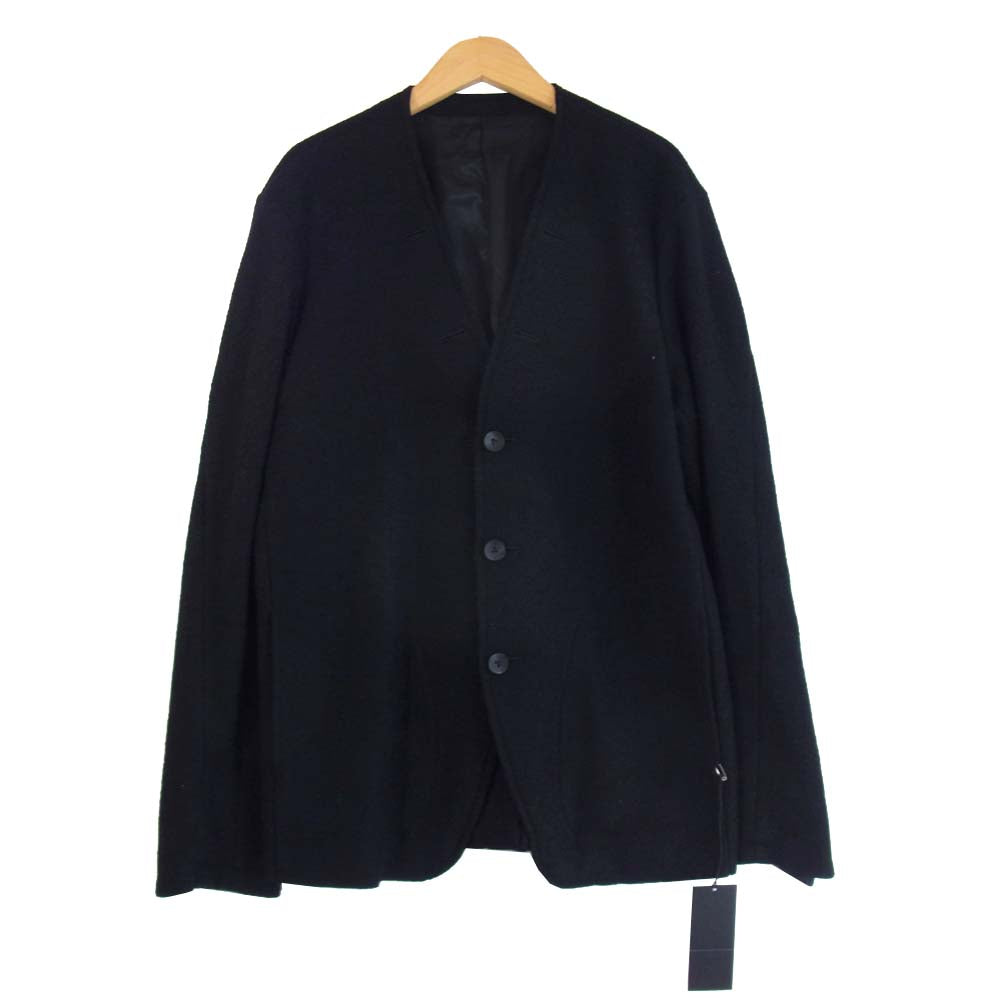 THE VIRIDI-ANNE ザ ヴィリジアン VI-3257-06 縮絨ウール リバーシブル ジャケット ブラック系 3【新古品】【未使用】【中古】