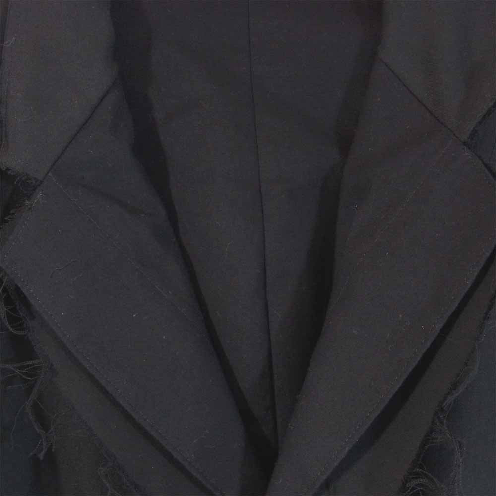 Yohji Yamamoto ヨウジヤマモト HR-J60-100-2 POUR HOMME プールオム GABARDINE 3BUTTON LONG JACKET ジャケット ブラック系 3【新古品】【未使用】【中古】