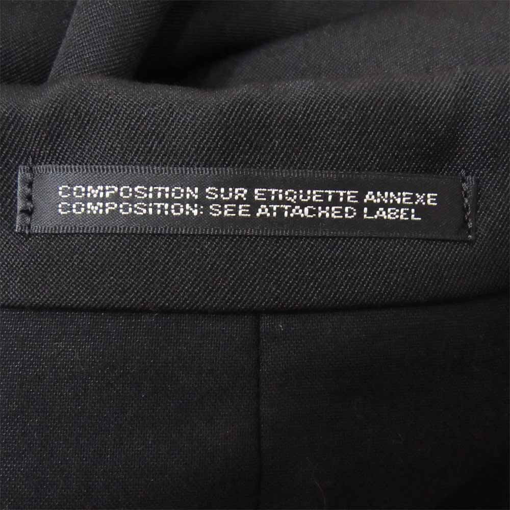 Yohji Yamamoto ヨウジヤマモト HR-J60-100-2 POUR HOMME プールオム GABARDINE 3BUTTON LONG JACKET ジャケット ブラック系 3【新古品】【未使用】【中古】