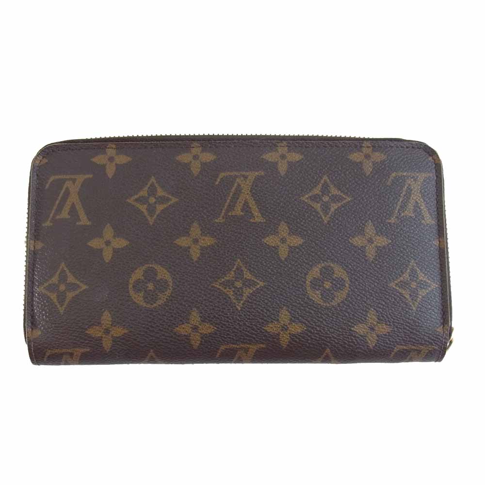 LOUIS VUITTON ルイ・ヴィトン M61364 モノグラム トーテム ジッピー ウォレット フラミンゴ ラウンドファスナー長財布 ブラウン系【中古】