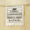 LOOPWHEELER ループウィラー LW09 丸胴 吊り編み ジップアップ パーカー ライトグレー系 XS【新古品】【未使用】【中古】