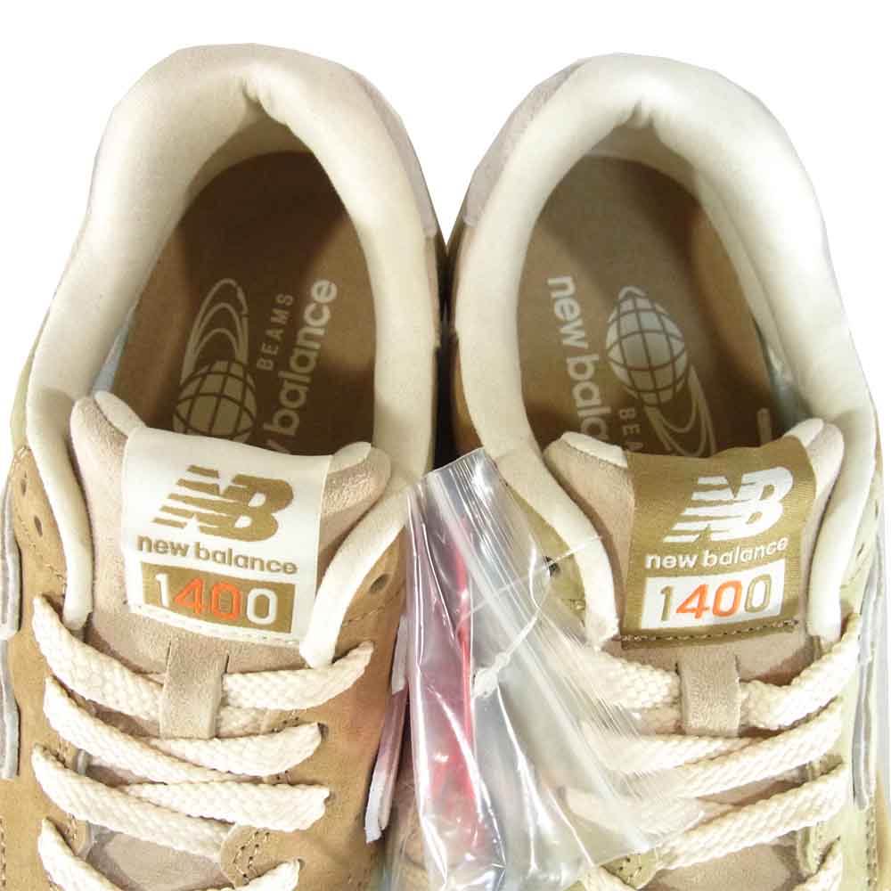 NEW BALANCE ニューバランス CM1400BB BEAMS別注40th記念 スエード ローカット スニーカー ベージュ系 23cm【新古品】【未使用】【中古】