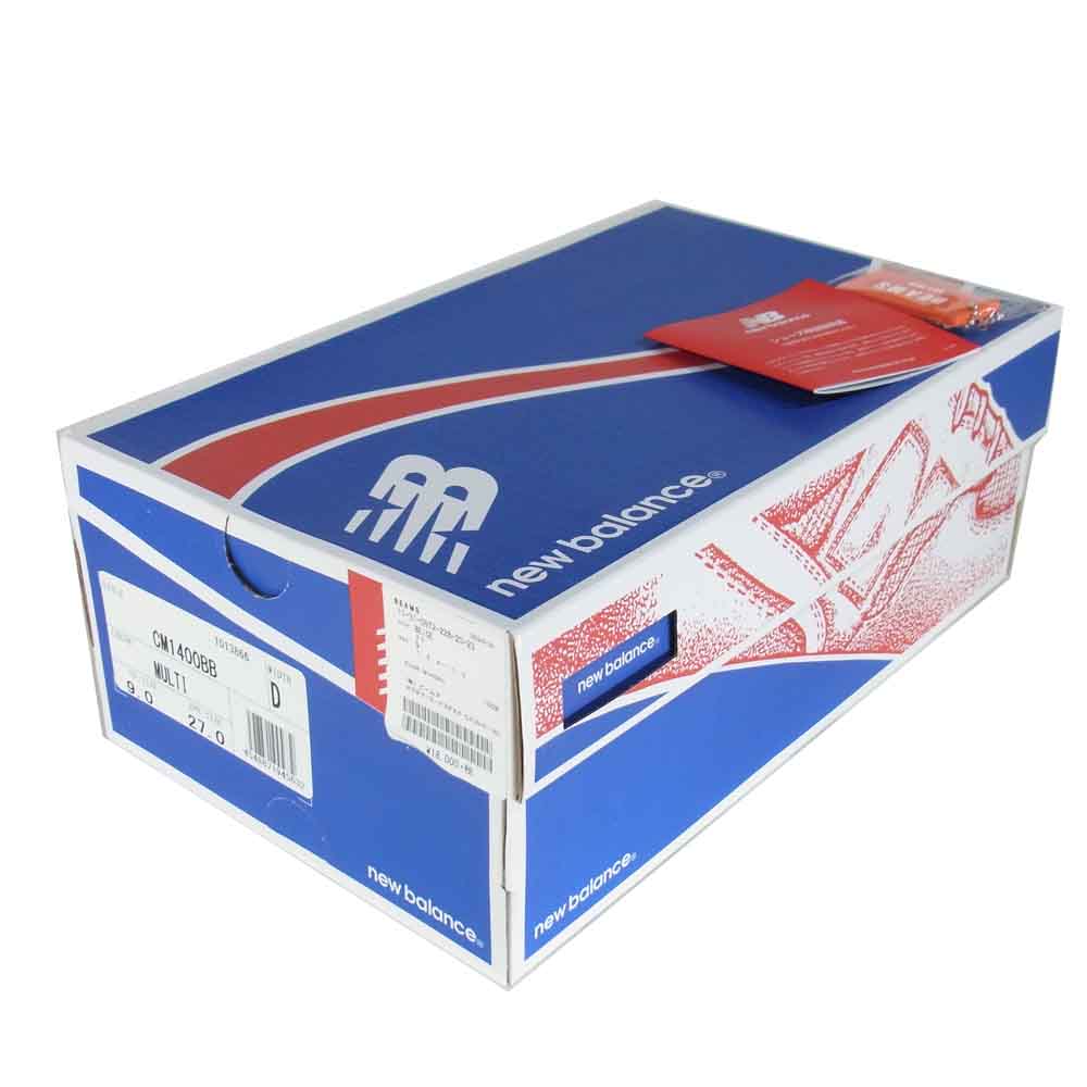 NEW BALANCE ニューバランス CM1400BB BEAMS別注40th記念 スエード ローカット スニーカー ベージュ系 27cm【新古品】【未使用】【中古】
