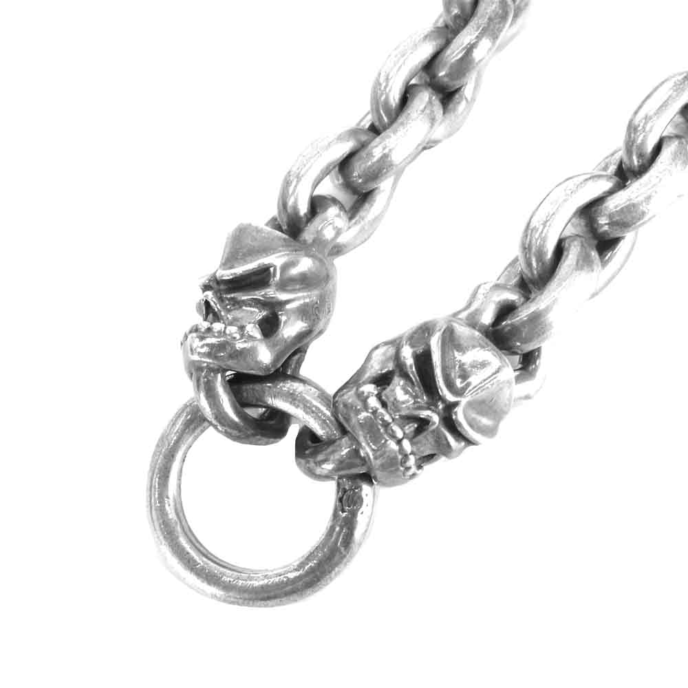 STARLIN GEAR スターリンギア ギャランティカード付属 3kamikaze wallet chain カミカゼ キーパー ベーシック リンク シルバー系【中古】