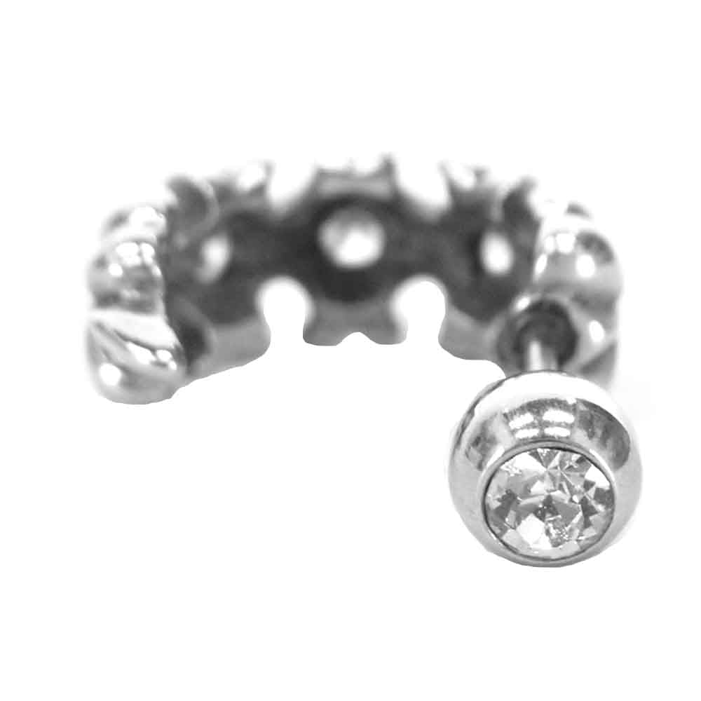ZOCALO ソカロ ジルコニア リング ピアス シルバー系 表記無し【中古】