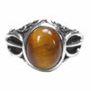 ZOCALO ソカロ DORJE STONE RING TIGER EYE ドージェ ストーンリング タイガーアイ シルバー系 7号程度【美品】【中古】