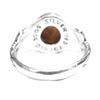 ZOCALO ソカロ DORJE STONE RING TIGER EYE ドージェ ストーンリング タイガーアイ シルバー系 7号程度【美品】【中古】