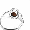 ZOCALO ソカロ DORJE STONE RING TIGER EYE ドージェ ストーンリング タイガーアイ シルバー系 7号程度【美品】【中古】