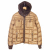 MONCLER モンクレール LAZARE レザー ムートンボア ダウン ジャケット ブラウン系 2【中古】