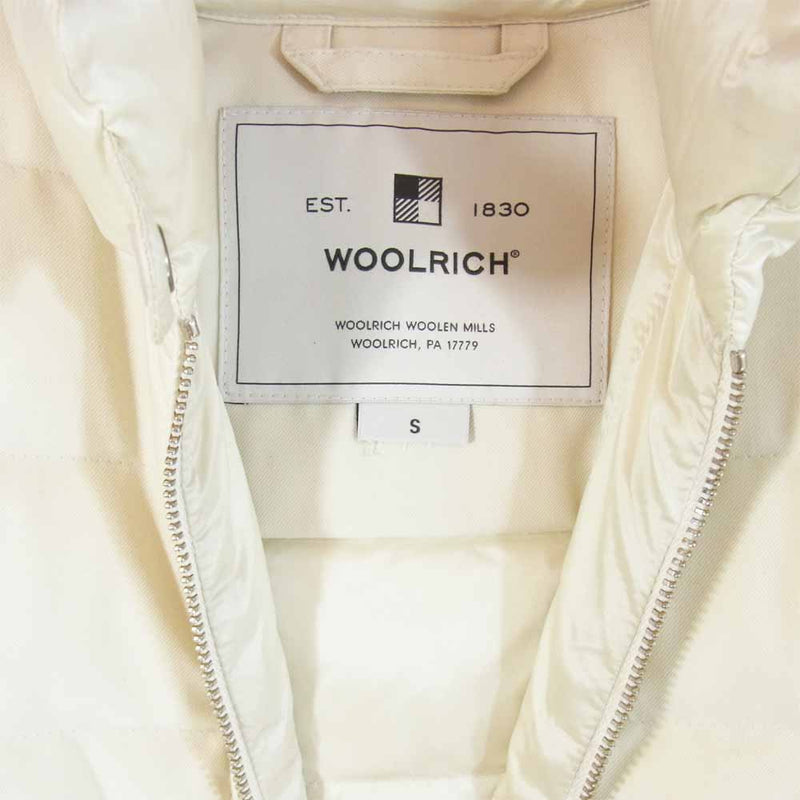 WOOLRICH ウールリッチ WWOU0357 ダウン ジャケット ホワイト系 S【極上美品】【中古】
