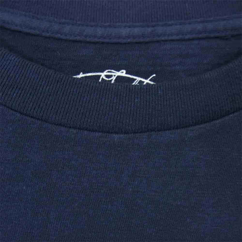 SD USA Flag Shield Logo T 星条旗 ロゴ Tシャツ ネイビー系 L【新古品】【未使用】【中古】