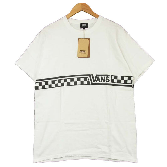VANS バンズ × STANDARD CALIFORNIA CHECKER LOGO T チェッカー ロゴ Tシャツ ホワイト系 L【新古品】【未使用】【中古】