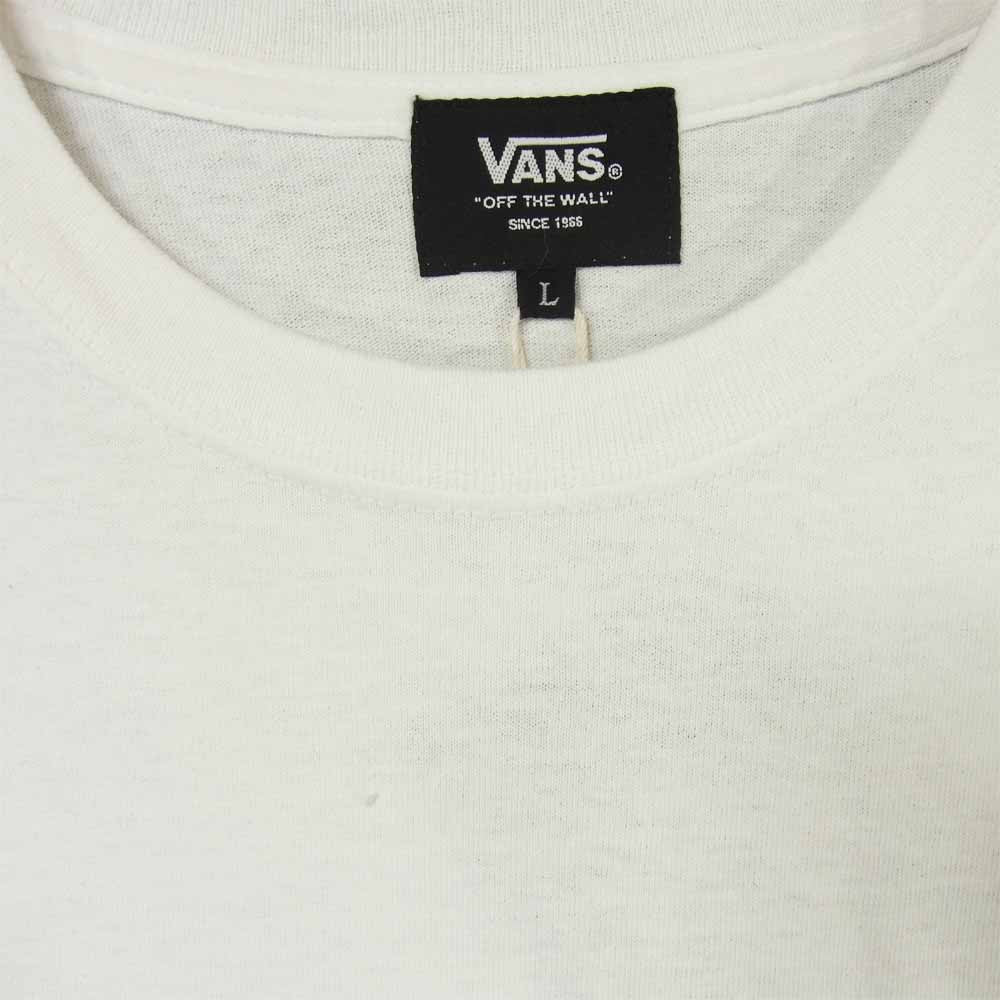 VANS バンズ × STANDARD CALIFORNIA CHECKER LOGO T チェッカー ロゴ Tシャツ ホワイト系 L【新古品】【未使用】【中古】