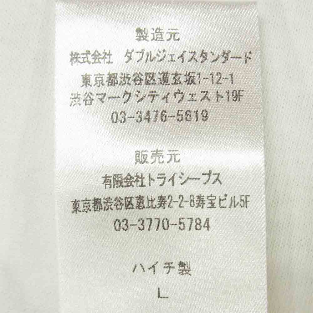 VANS バンズ × STANDARD CALIFORNIA CHECKER LOGO T チェッカー ロゴ Tシャツ ホワイト系 L【新古品】【未使用】【中古】