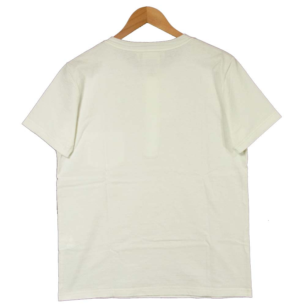 REMI RELIEF レミレリーフ BEAMS PLUS ビームス プラス ヘンリーネック カットソー Tシャツ ホワイト系 L【新古品】【未使用】【中古】