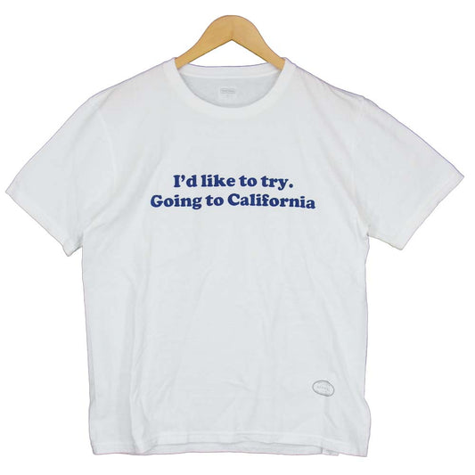 タンタン ロンハーマン Ron Herman 別注 プリント Tシャツ ホワイト系 L【中古】