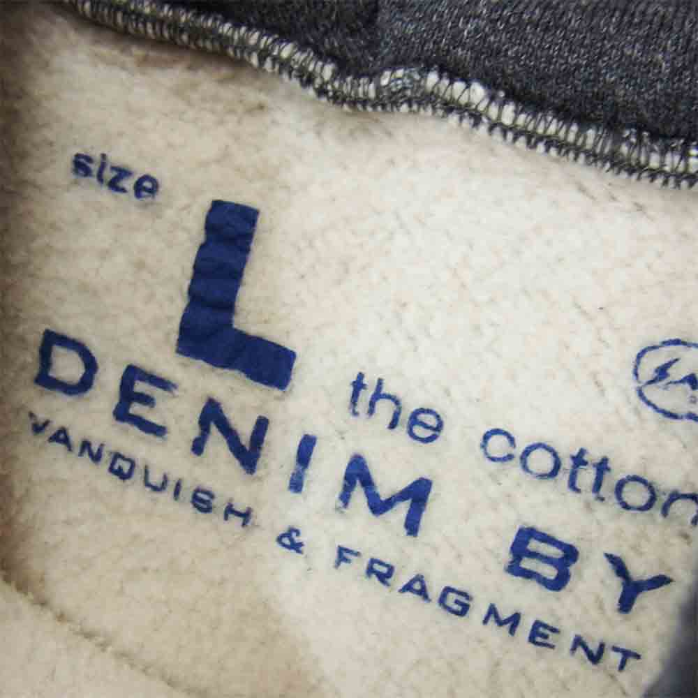 デニムバイバンキッシュアンドフラグメント Decaf Pullover Hooded Parker プルオーバー フーデッド パーカー グレー系 L【中古】