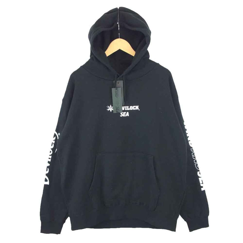 ウィンダンシー WDS-DVLK-04 × Devilock デビロック COBRA HOODIE コブラ フーディー ブラック系 XL【新古品】【未使用】【中古】