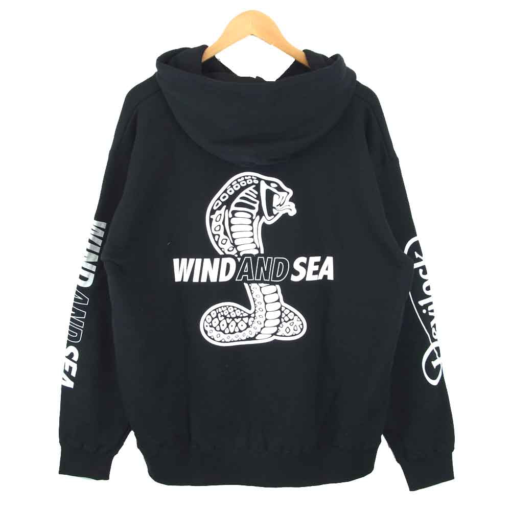 ウィンダンシー WDS-DVLK-04 × Devilock デビロック COBRA HOODIE コブラ フーディー ブラック系 XL【新古品】【未使用】【中古】