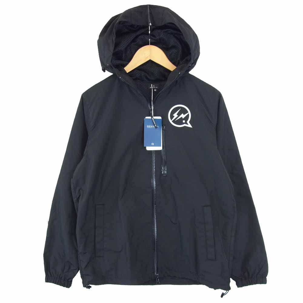 デニムバイバンキッシュアンドフラグメント VFJ1032 hooded zip up blouson フーデッド ジップアップ ブルゾン ブラック系 L【新古品】【未使用】【中古】