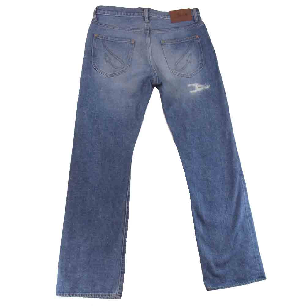 RATS ラッツ 15'RD-0505 CRASH DENIM PANTS クラッシュ デニム パンツ インディゴブルー系 M【中古】