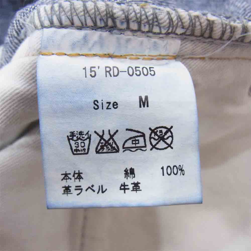 RATS ラッツ 15'RD-0505 CRASH DENIM PANTS クラッシュ デニム パンツ インディゴブルー系 M【中古】
